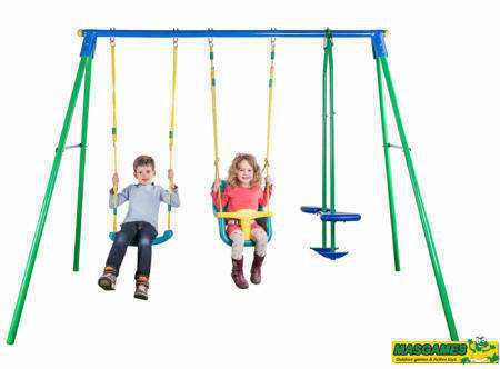 COLUMPIO TRIPLE MASGAMES CON ASIENTO DE BEBE