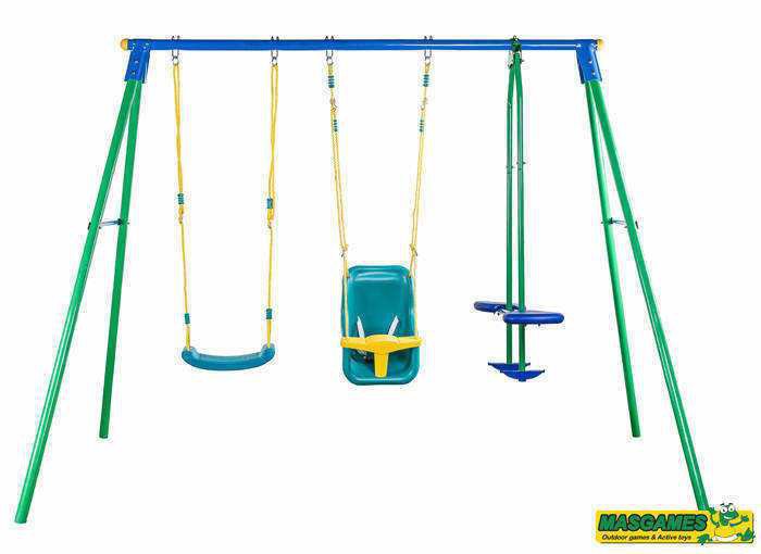 COLUMPIO TRIPLE MASGAMES CON ASIENTO DE BEBE 2