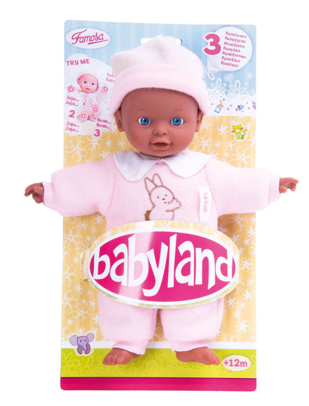 BABYLAND BEBÉ NIÑA TRAJE ROSA CLARO