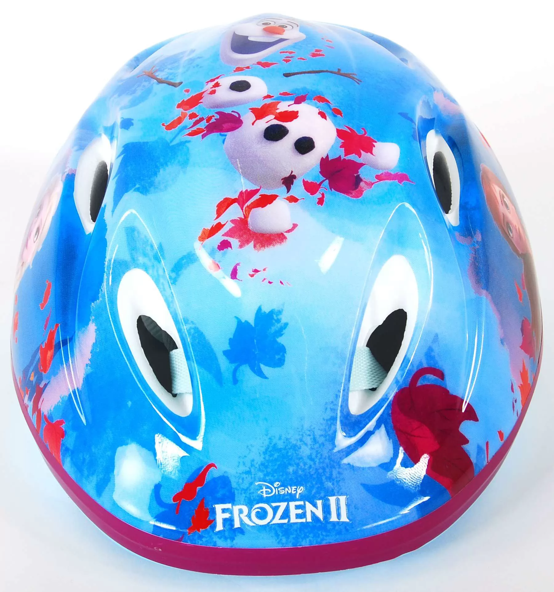 Casco de bicicleta de Disney Frozen 2 vista frontal