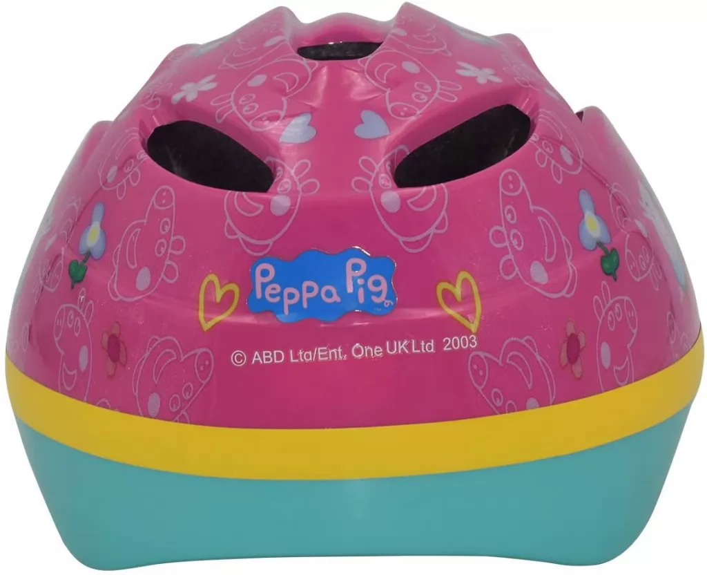 Casco bicicleta Peppa Pig - trasero