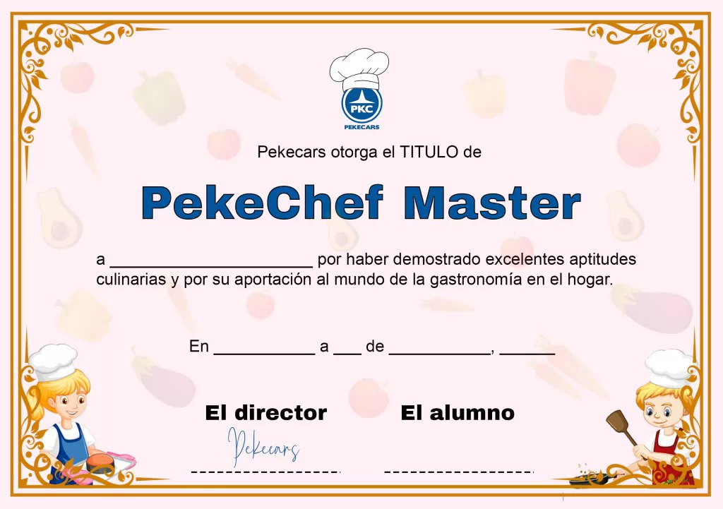 Carnet de conducir infantil Pekecars