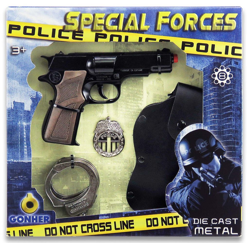 Estuche de policía 8 tiros con sonido