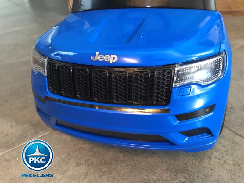 Correpasillos Jeep Grand Cherokee azul  detalles frontal