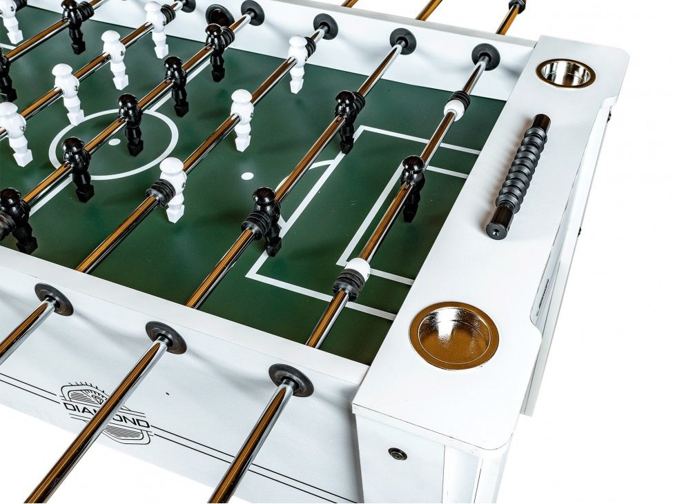 Futbolín Diamond White - posavasos