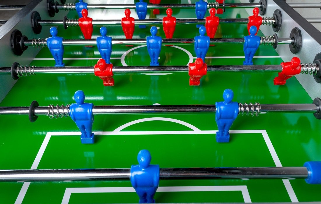 Futbolín con Monedero - zoom jugadores