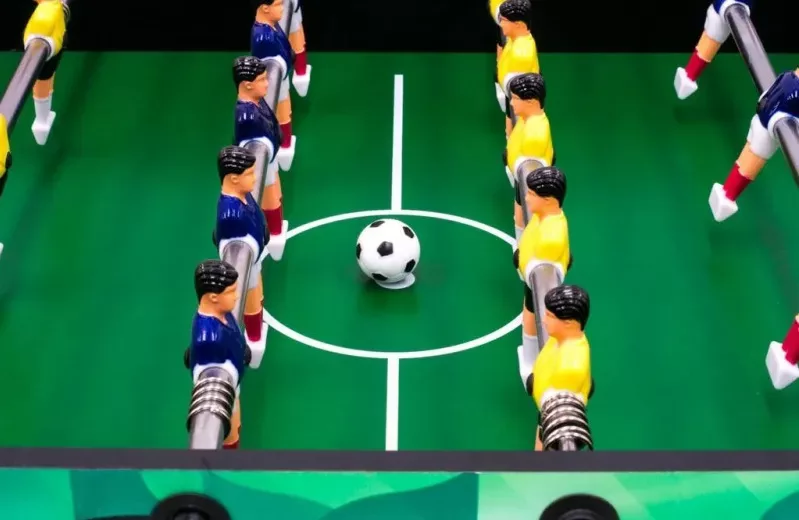 futbolín de fácil transporte