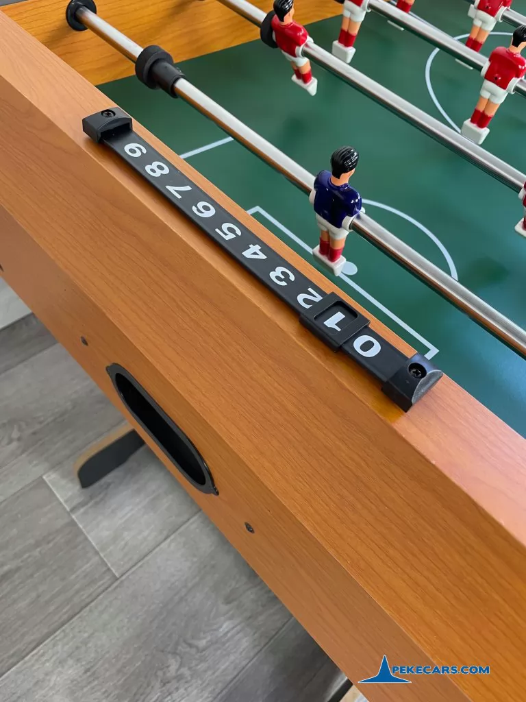 Futbolin de Madera Plegable Pekecars marcador