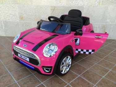 Mini luxe style 12V infantil rosa con rc y mp3 Pekecars