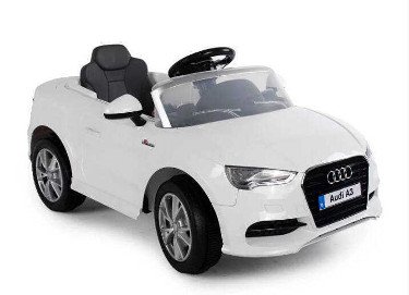 Audi a3 infantil top class 12V blanco Pekecars