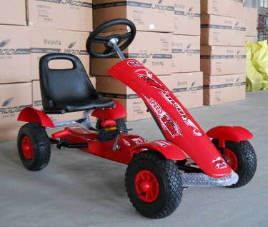 Kart a pedales sport medium rojo