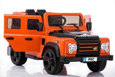 Land rover defender para niños 12V naranja Pekecars