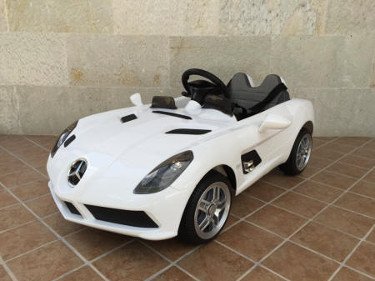 Mercedes benz mclaren slr electrico para niños blanco Pekecars