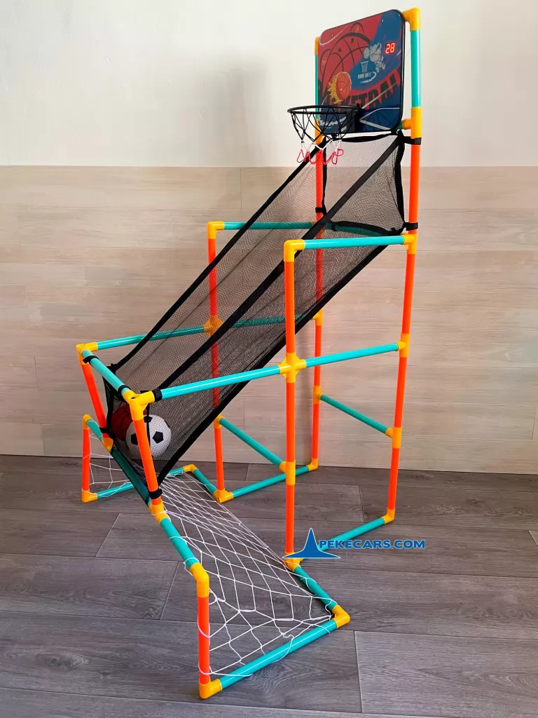juego de jardin para niños set deporte 2 en 1 vista lateral