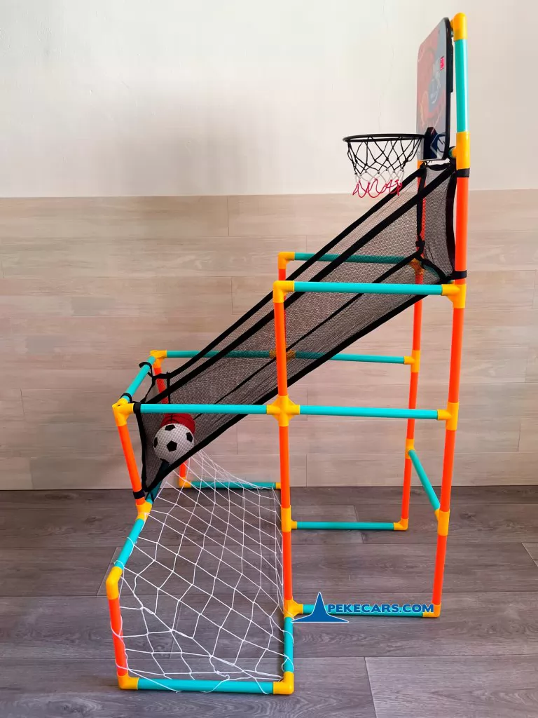 juego de niños para jardin set deporte 2 en 1 detalle lateral