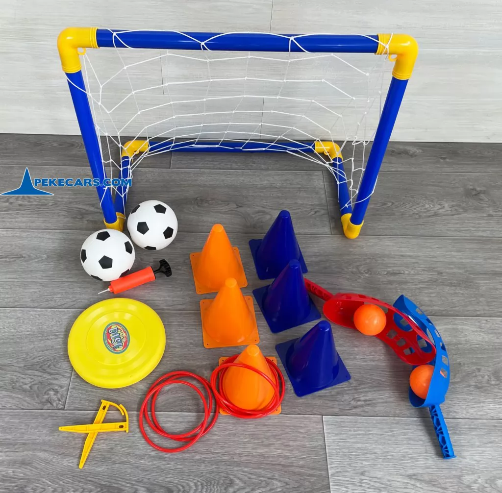 juegos de jardin para niños set deporte 4 en 1 vista completa