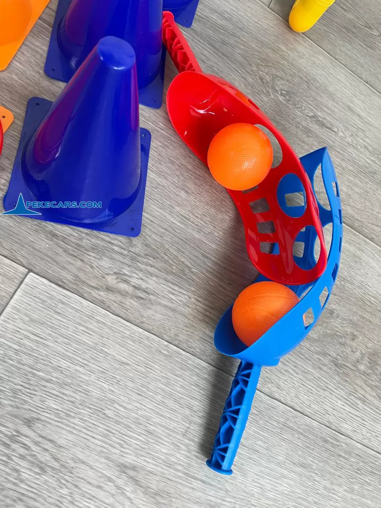 juegos de jardin para niñas set deporte 4 en 1 detalle accesorios