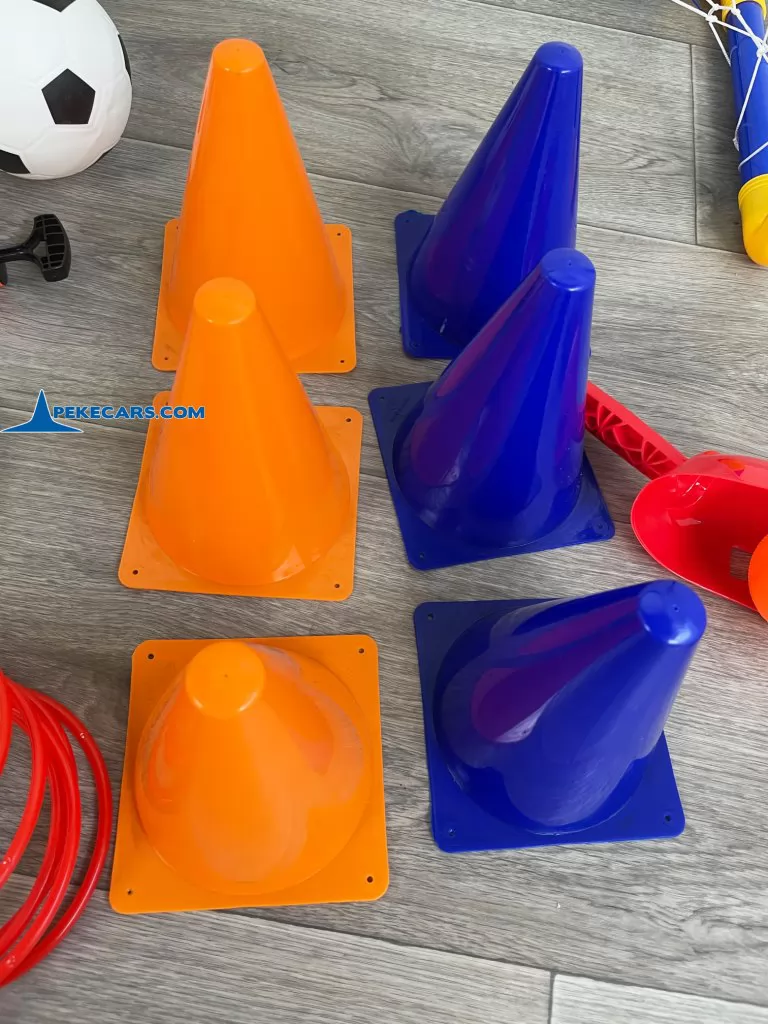 juego de jardin para niños set deporte 4 en 1 conos