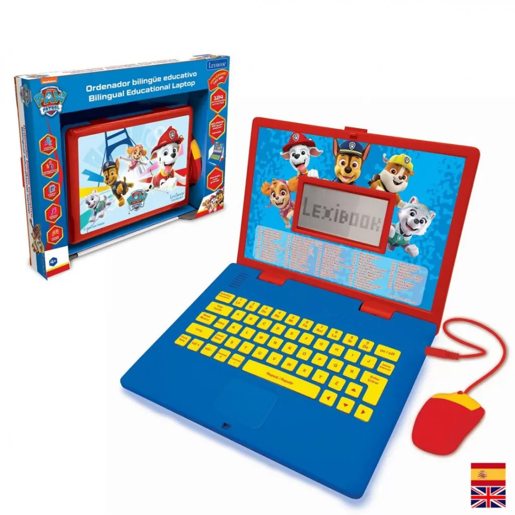 Ordenador portátil educativo y bilingüe Patrulla Canina - conjunto