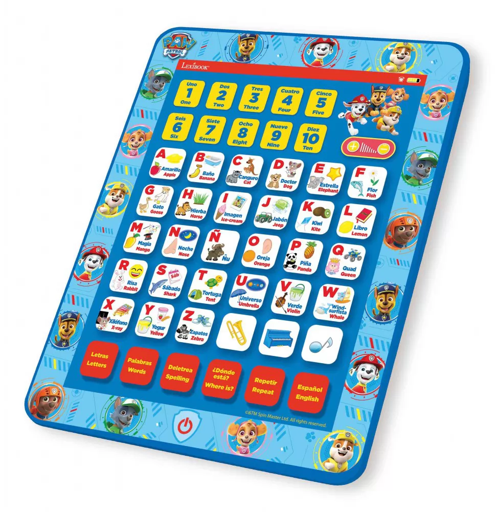 Tableta Educativa Bilingüe Patrulla Canina