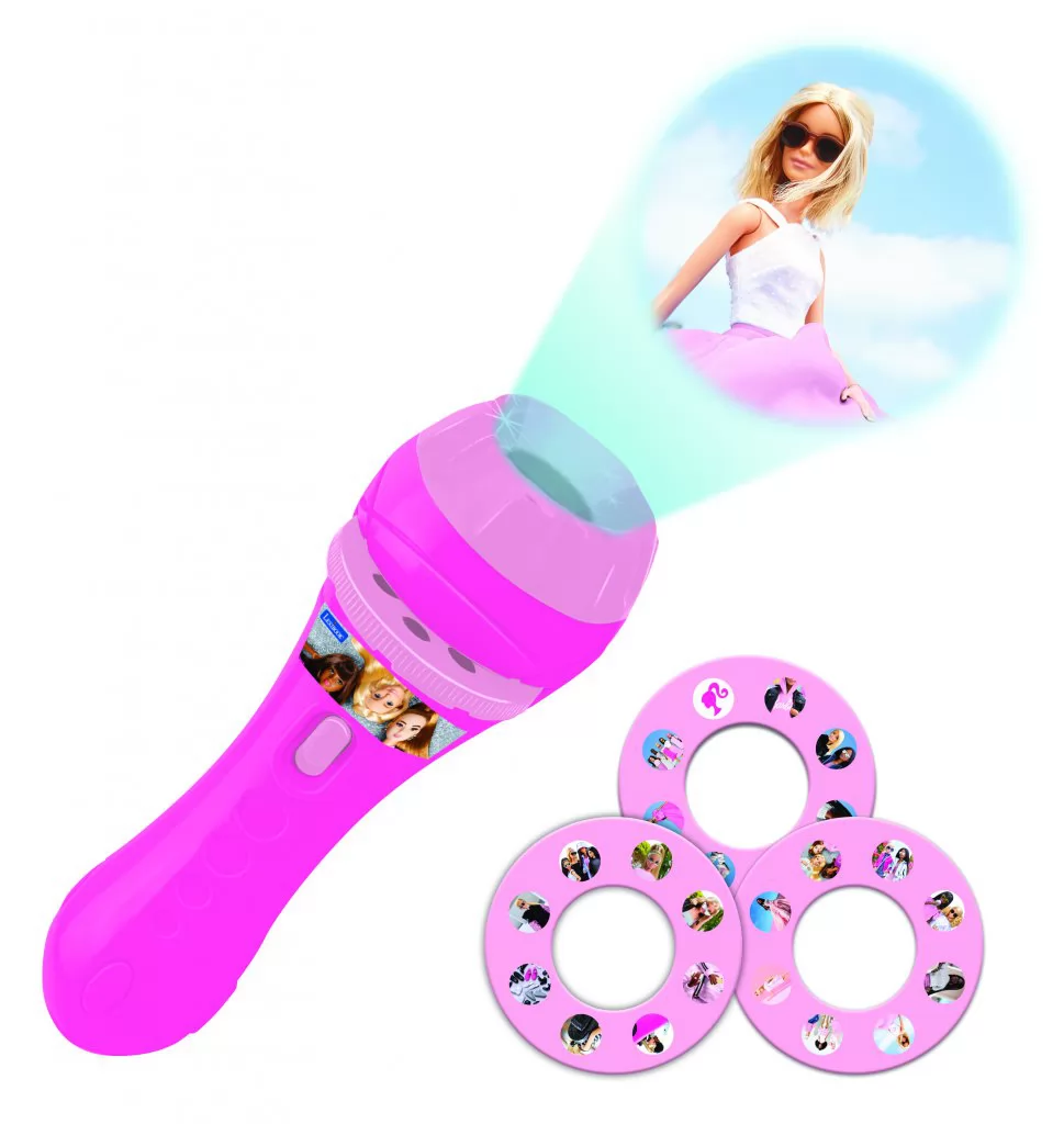 Proyector de Cuentos y Linterna Barbie