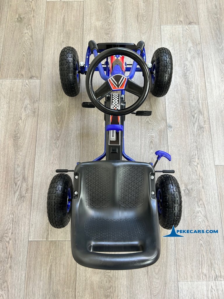 Kart de pedales A15 Azul vista aérea
