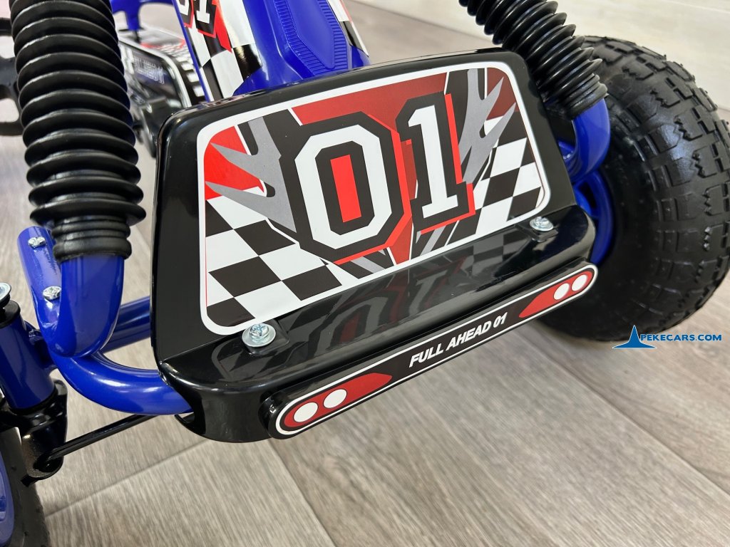 Kart de pedales A15 Azul paragolpes