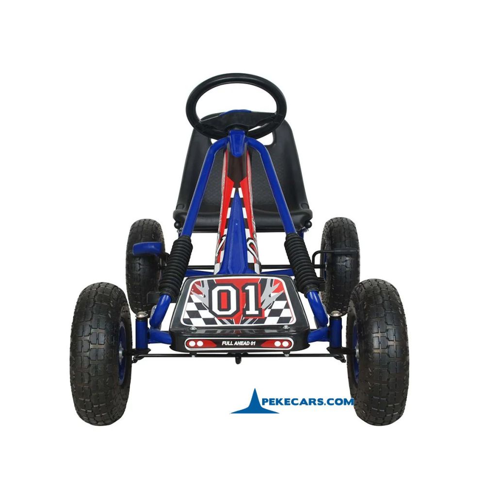 Kart de pedales A15 Azul frontal