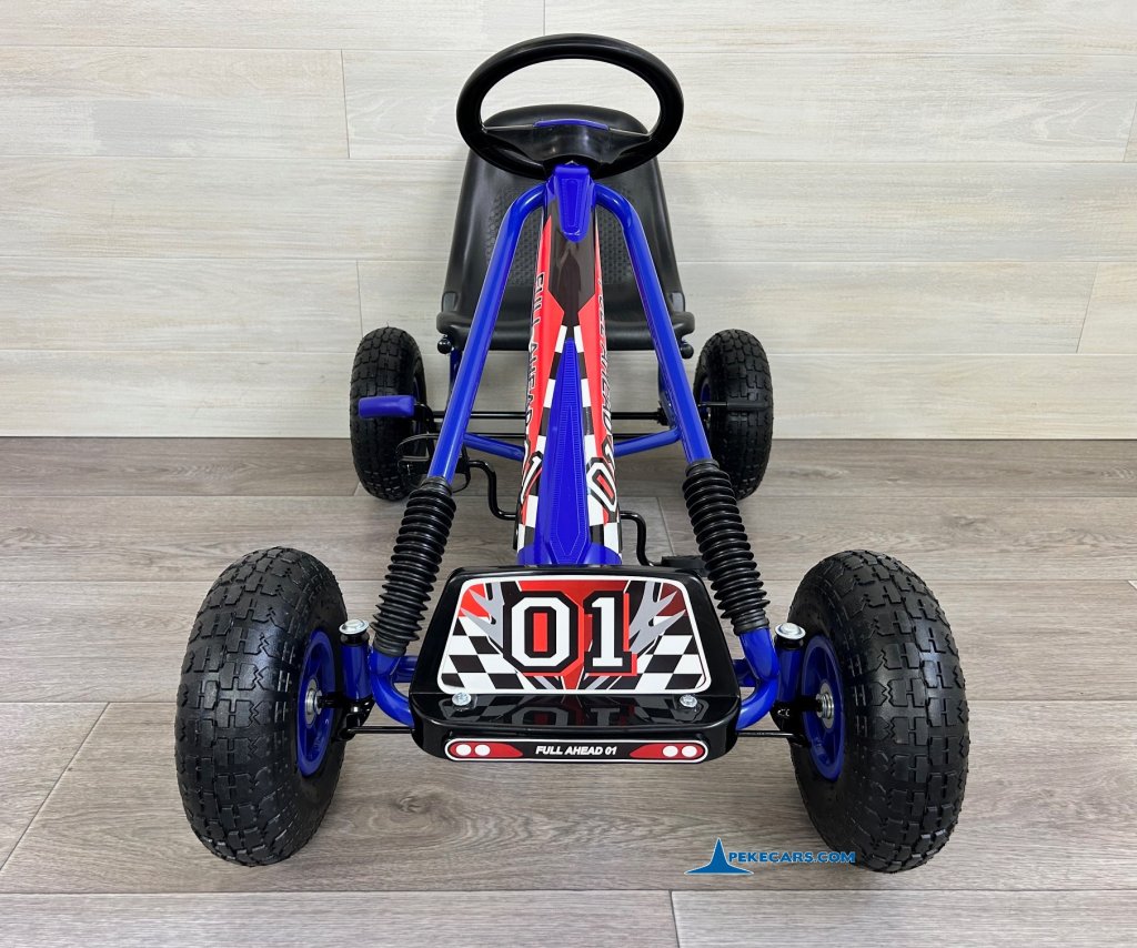 Kart de pedales A15 Azul frontal