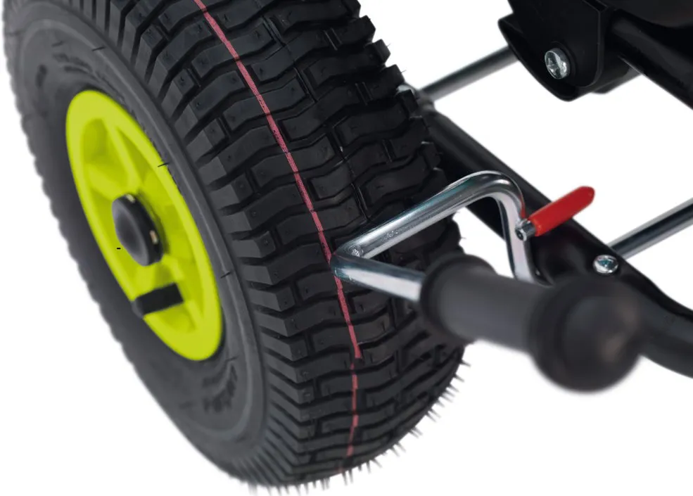 kart a pedales Barcelona Air verde