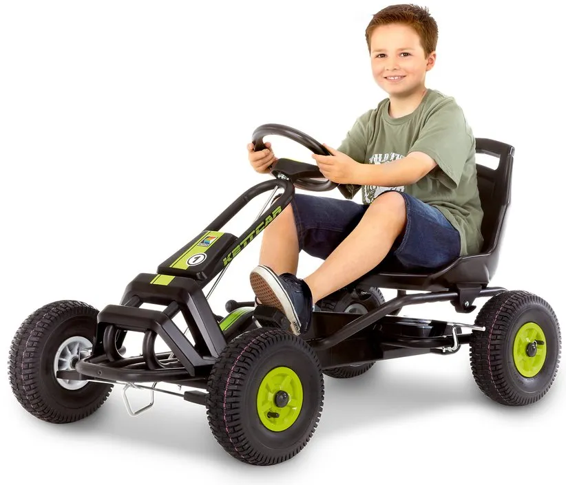 kart a pedales Barcelona Air verde