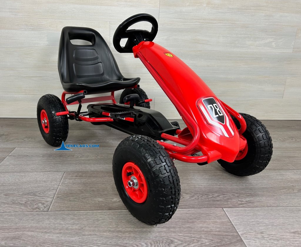 Kart a pedales Champion Red Edition angulo