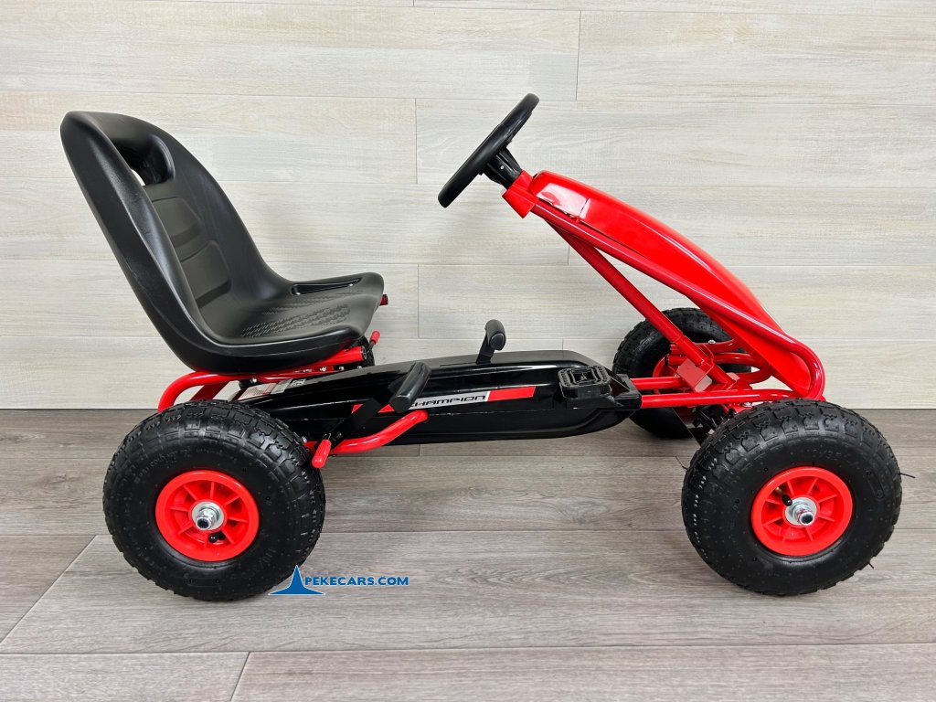 Kart a pedales Champion Red Edition lateral