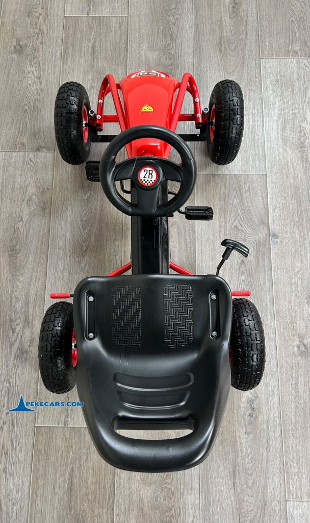 Kart a pedales Champion Red Edition desde arriba