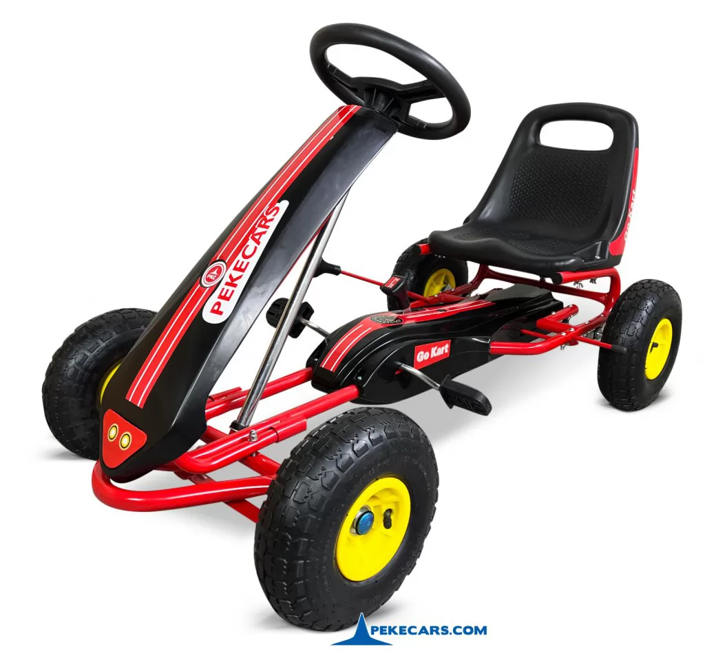 Kart de pedales GC001 rojo vista principal