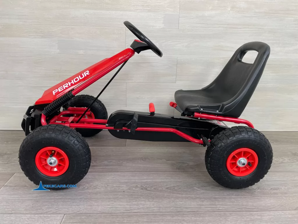 Kart a pedales PERHOUR Rojo derecha