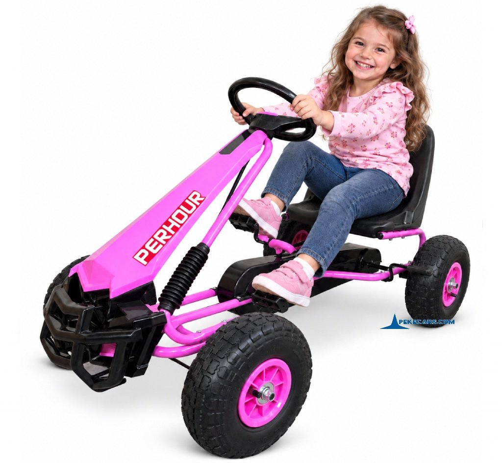 Kart a pedales PERHOUR Rosa