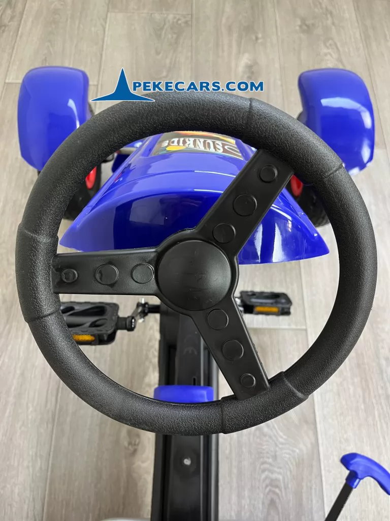 Kart a pedales Pekecars F618 Azul volante