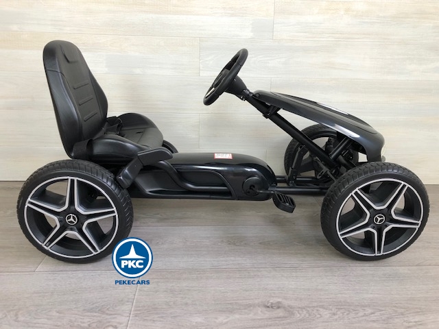 Kart a pedales Mercedes Negro a batería