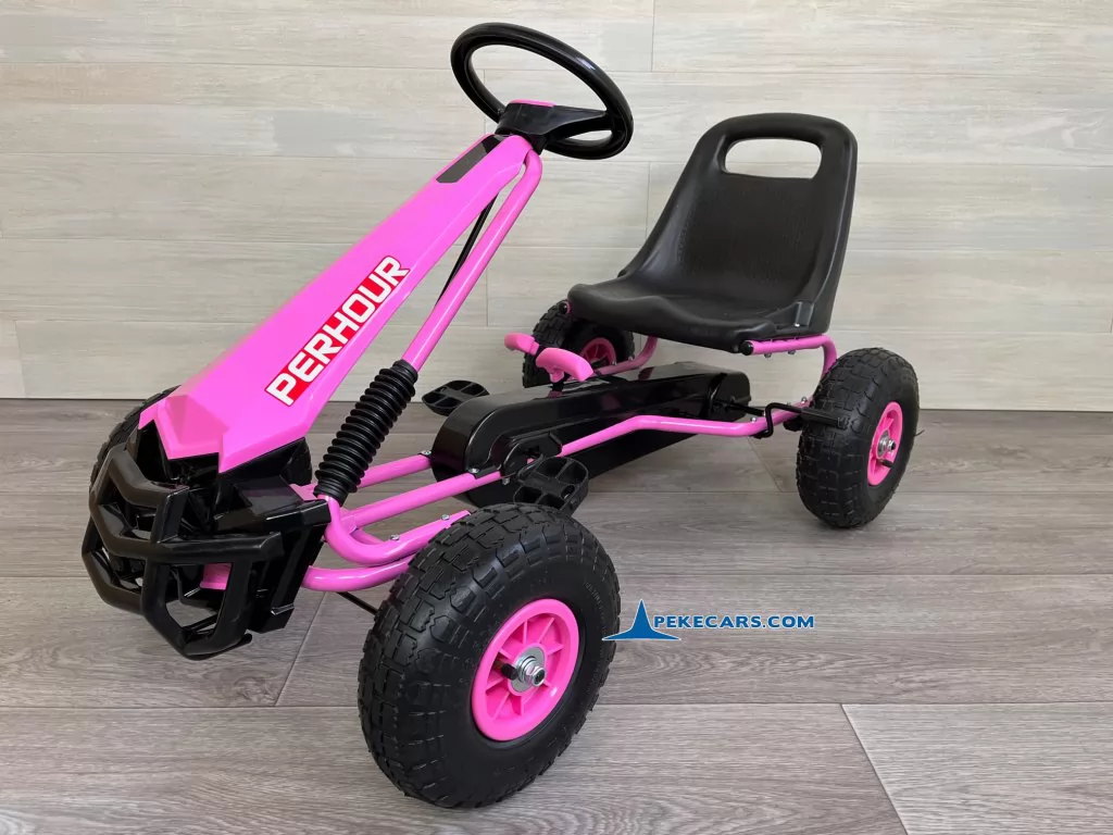 Kart a pedales PERHOUR Rosa perspectiva