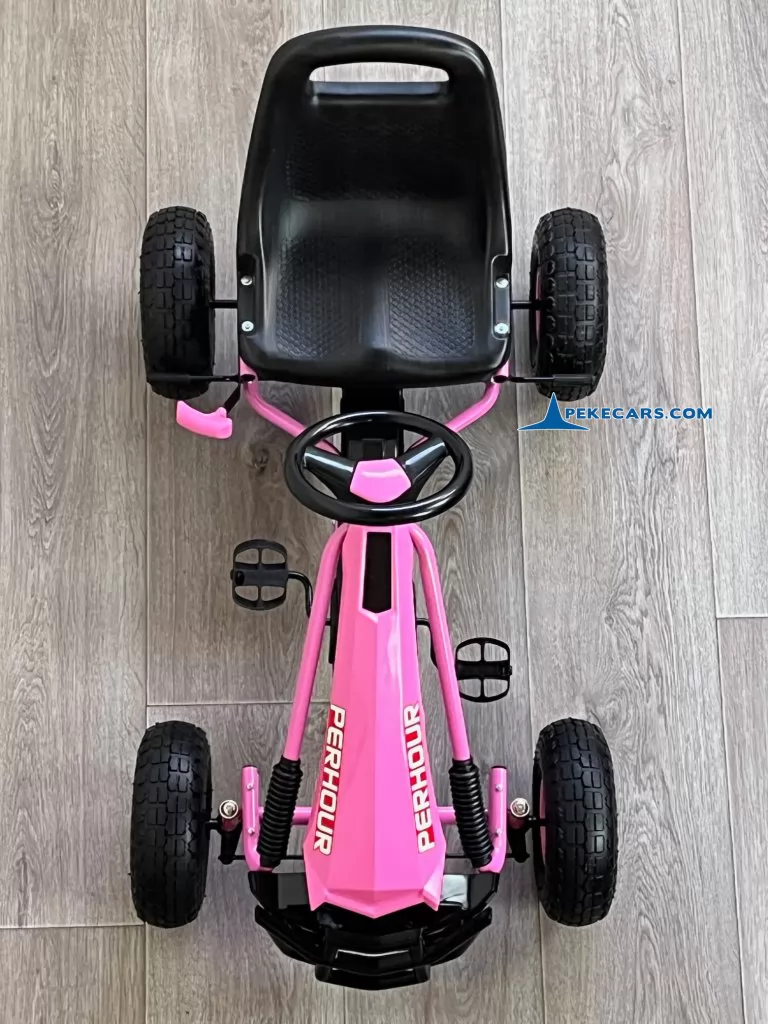 Kart a pedales PERHOUR Rosa vista aérea