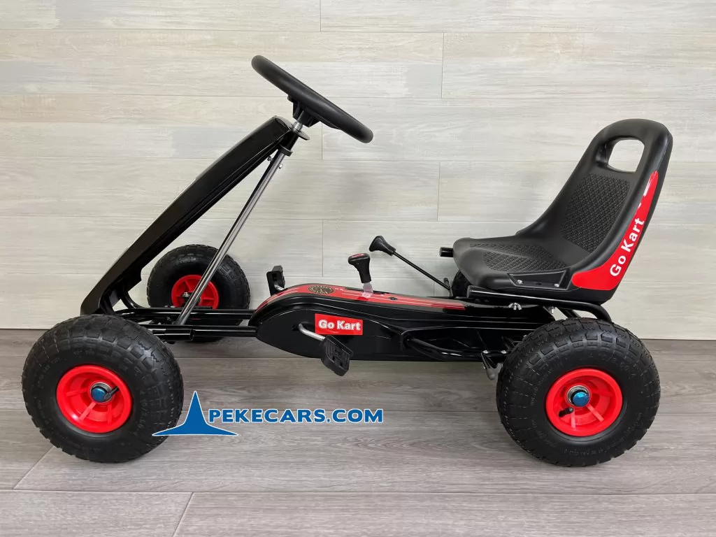 Kart de pedales GC001 negro lateral
