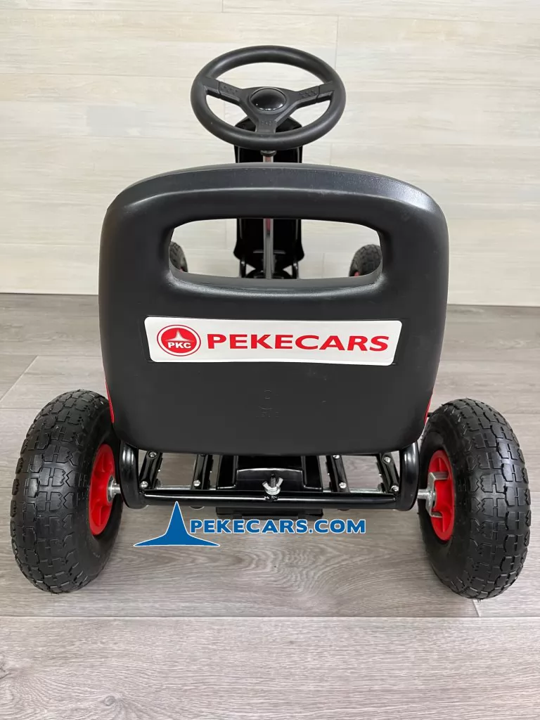 Kart de pedales GC001 negro trasera