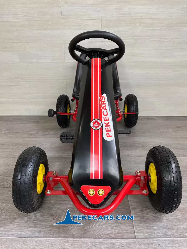Kart de pedales GC001 rojo frontal