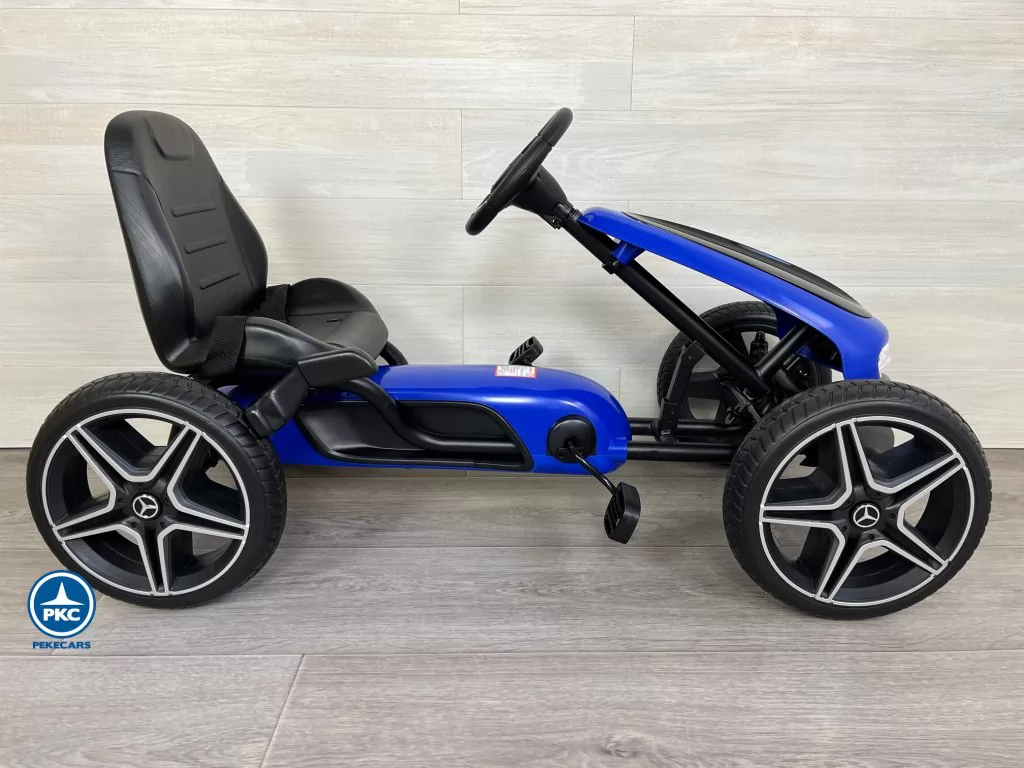 Kart a pedales Mercedes Azul infantil