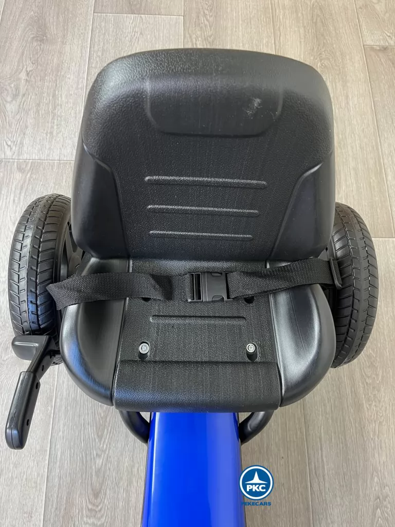 Kart a pedales Mercedes Azul asiento