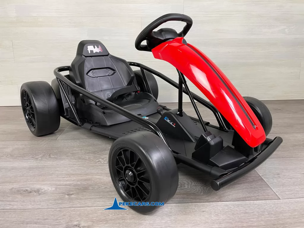 Kart electrico FX-I rojo vista derecha