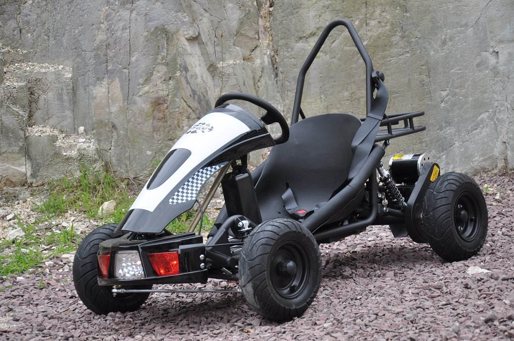 Kart Eléctrico 36V 500W Negro vista principal