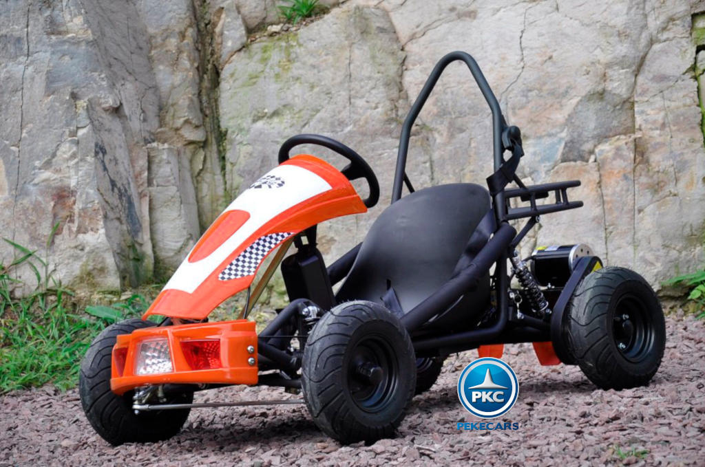 Kart Eléctrico 36V 500W Naranja vista principal