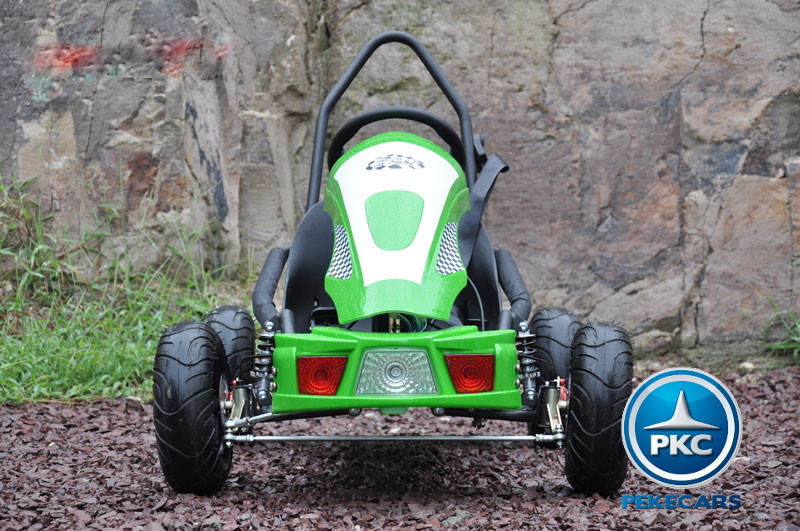 Kart Eléctrico 36V 500W Verde frontal